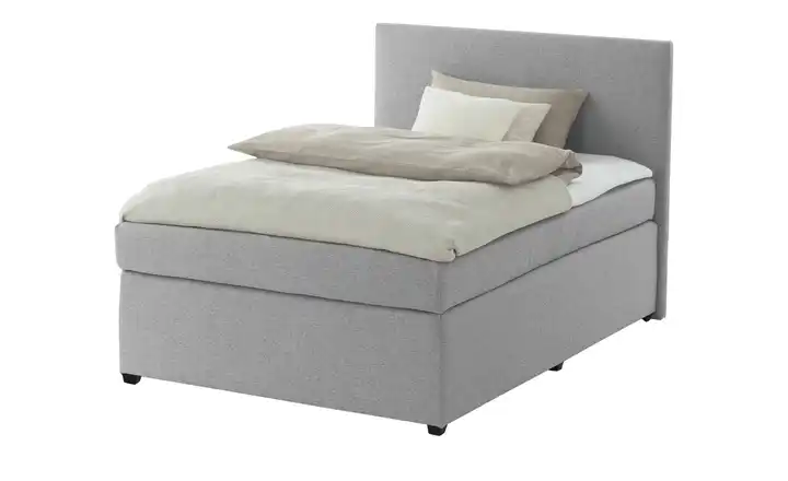 Boxspringbett Carlo Grau 90 cm H3