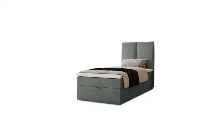 Boxbett  Malmo 203 cm 80x200 cm Grau