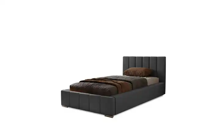 Polsterbett Nero 100x200 cm Grau