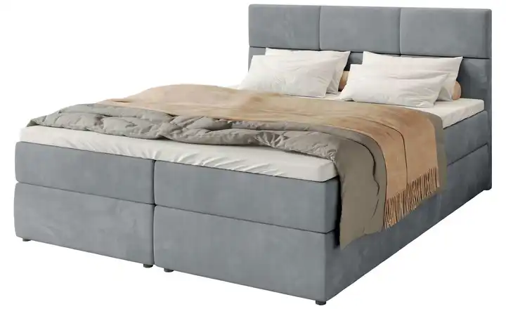 Boxbett Boston 180x200 cm Dunkelgrau