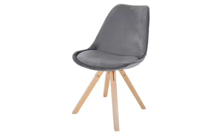 Esszimmerstuhl Caspar Grau, Beige