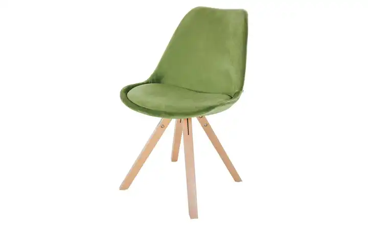 Esszimmerstuhl Caspar Hellgrün, Beige
