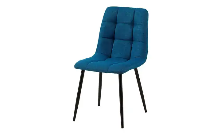 Esszimmerstuhl Clark Blau, Schwarz