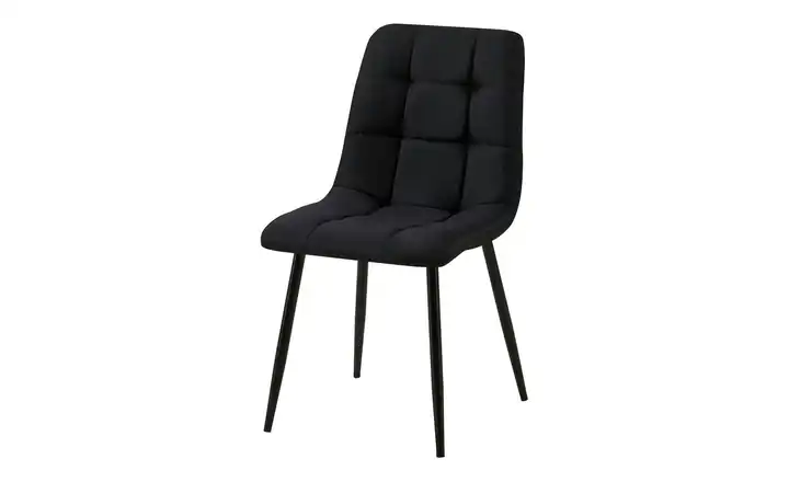 Esszimmerstuhl Clark Anthrazit, Schwarz