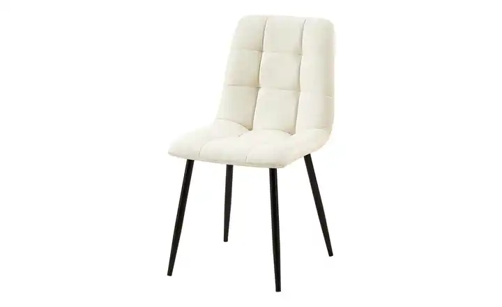 Esszimmerstuhl Clark Beige, Schwarz