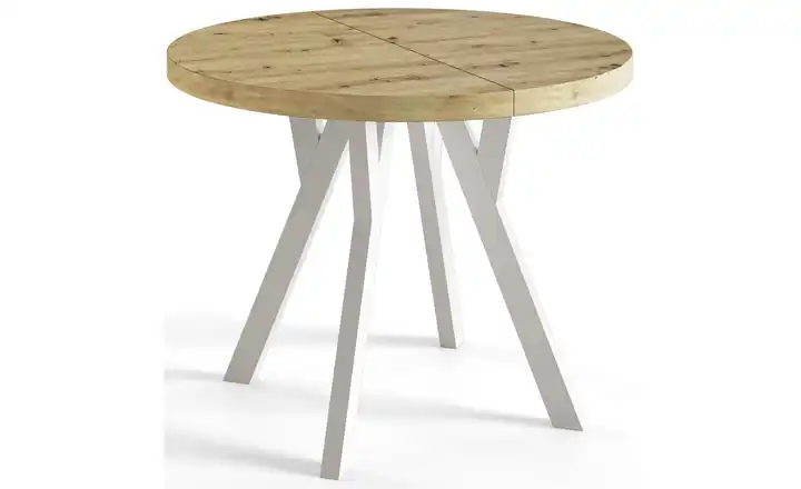 Esstisch ausziehbar Antonio Eiche 100x100
