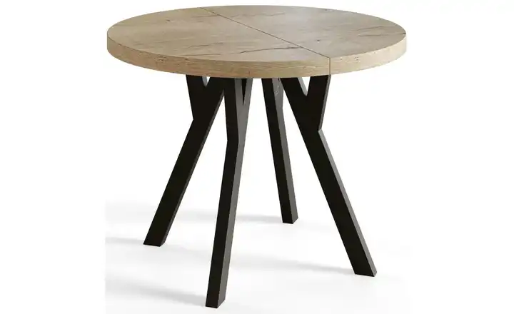 Esstisch Alexander holzfarben 80x80
