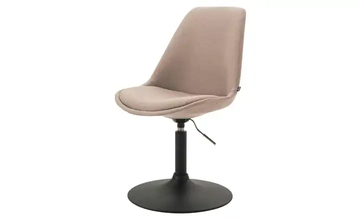 Drehstuhl drehbar Maverick Taupe, Schwarz