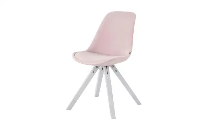 Esszimmerstuhl Toulouse Pink, Weiß