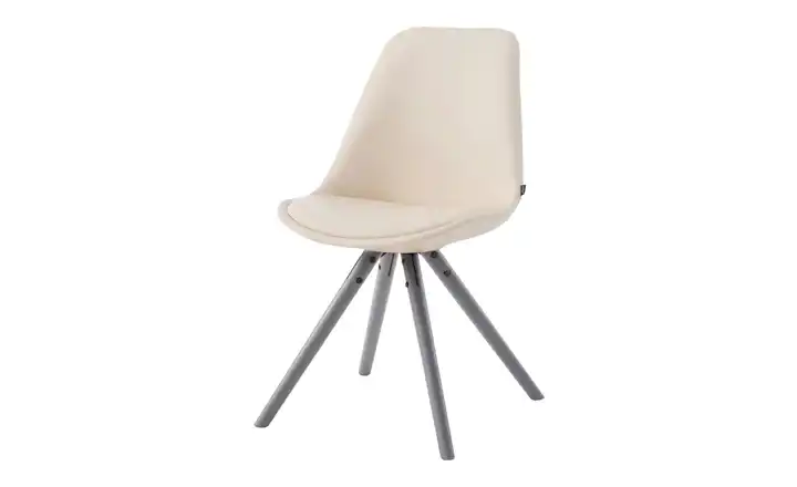 Esszimmerstuhl Conrad Creme, Grau