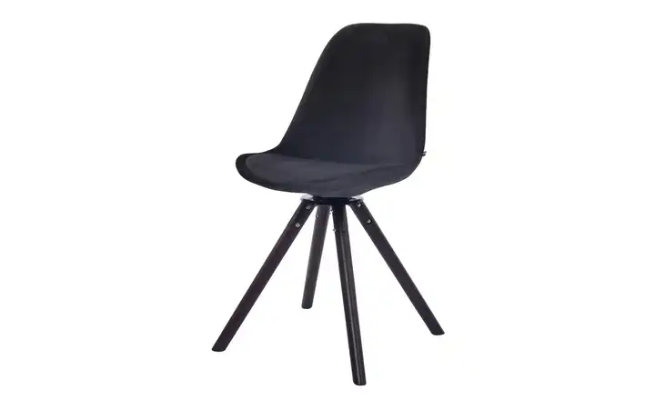 Esszimmerstuhl Maverick Schwarz, Walnuss