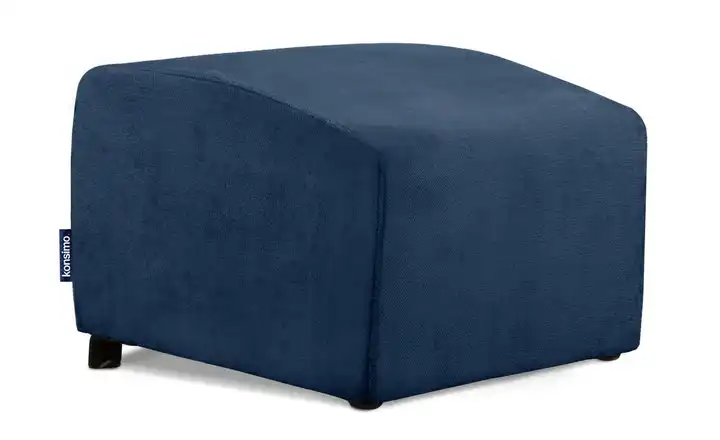KONSIMO Hocker Caro Marineblau