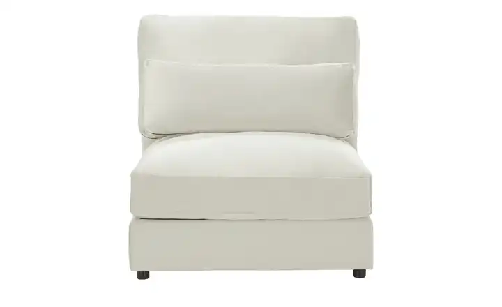 Element Branna Beige Samt 1-Sitzer