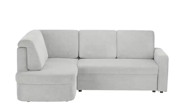 Ecksofa Tabitha Silbergrau links