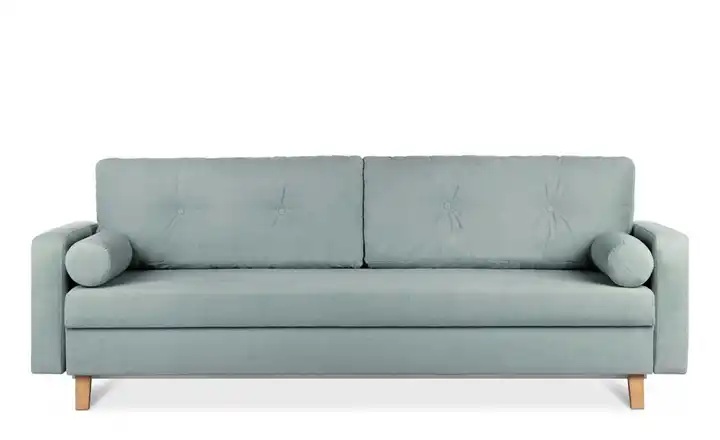 KONSIMO Einzelsofa Eriso Hellgrün Flachgewebe
