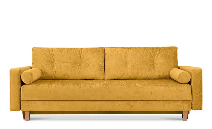 KONSIMO Einzelsofa Eriso Senfgelb Chenille