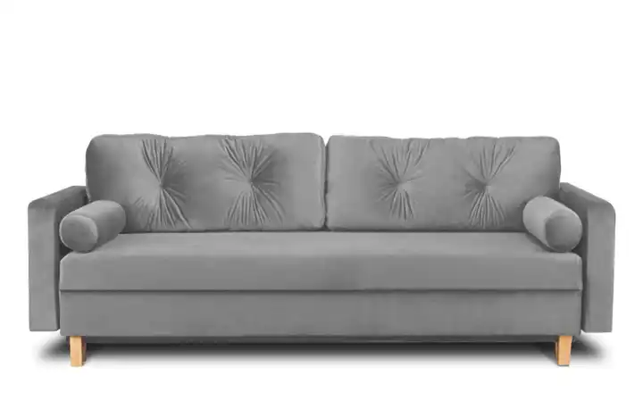 KONSIMO Einzelsofa Eriso Grau Velours