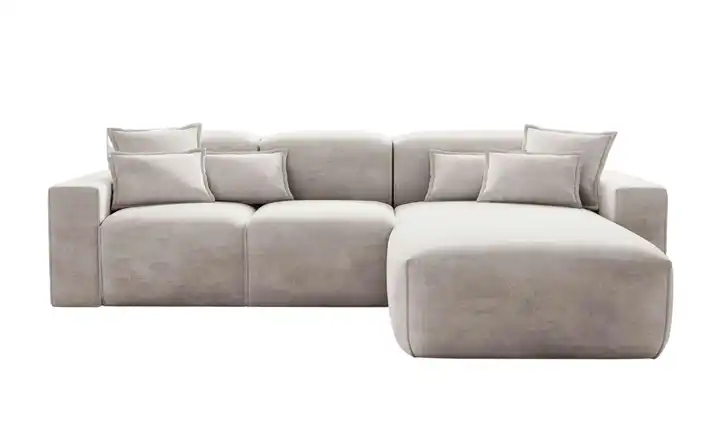 Ecksofa Leni Hellgrau rechts