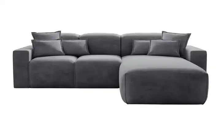 Ecksofa Leni Dunkelgrau rechts
