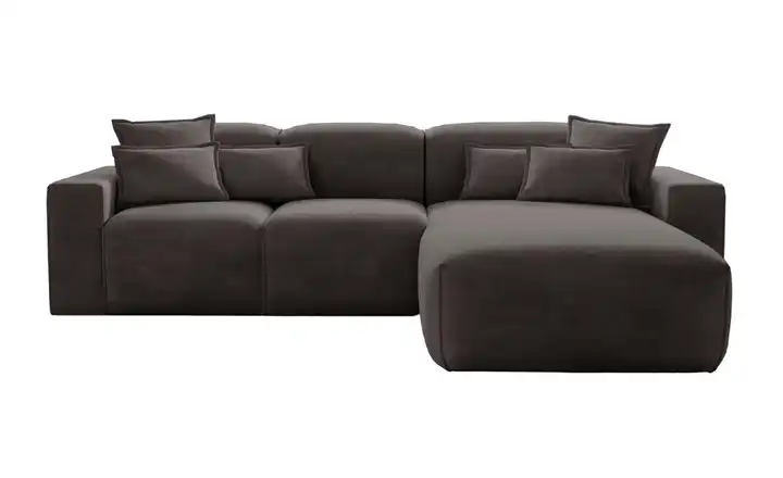 Ecksofa Leni Schwarz rechts