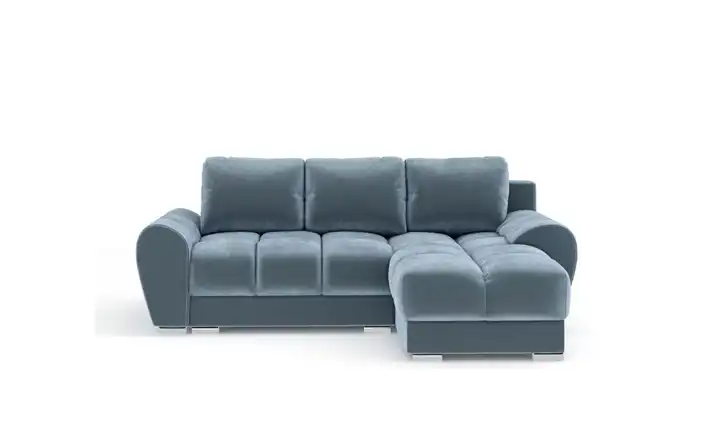 Ecksofa Peebles Blau