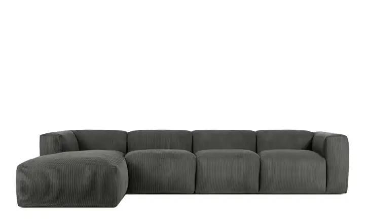 KONSIMO Ecksofa Buffo 365 cm Grau links 6