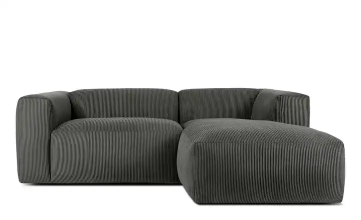 KONSIMO Ecksofa Buffo 225 cm Grau rechts 4