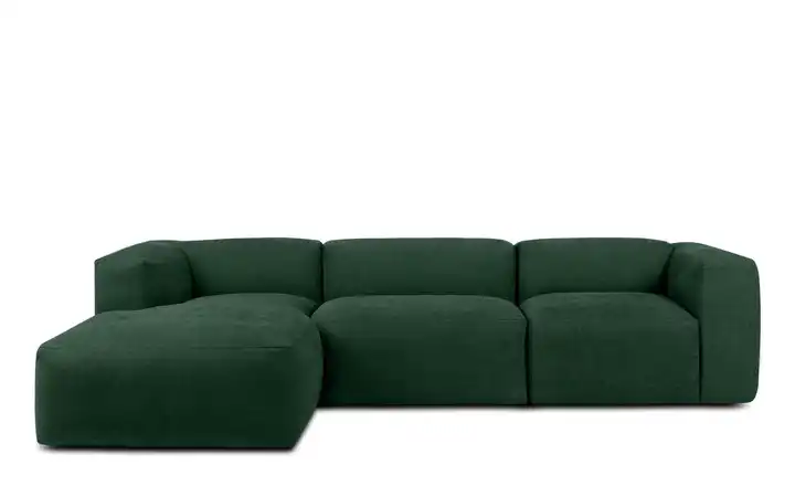 KONSIMO Ecksofa Buffo 285 cm Waldgrün links 5