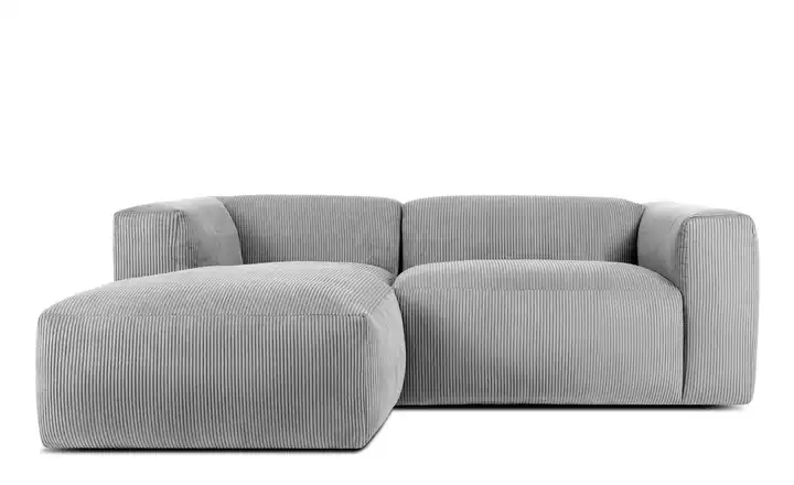 KONSIMO Ecksofa Buffo 225 cm Hellgrau links 4