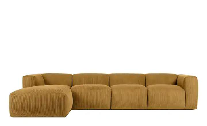 KONSIMO Ecksofa Buffo 365 cm Gelb links 6