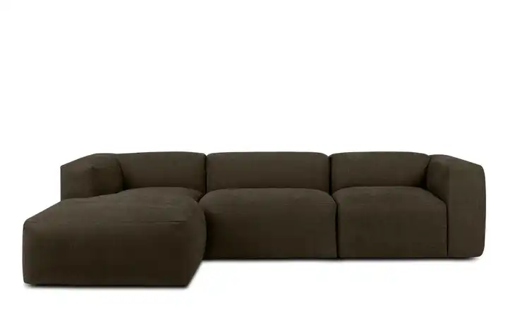 KONSIMO Ecksofa Buffo 285 cm Dunkelbraun links 5