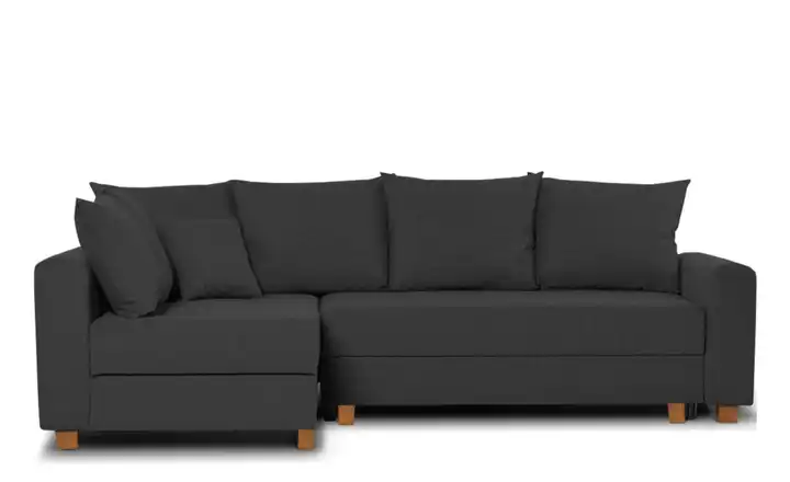 KONSIMO Ecksofa Revo Dunkelgrau