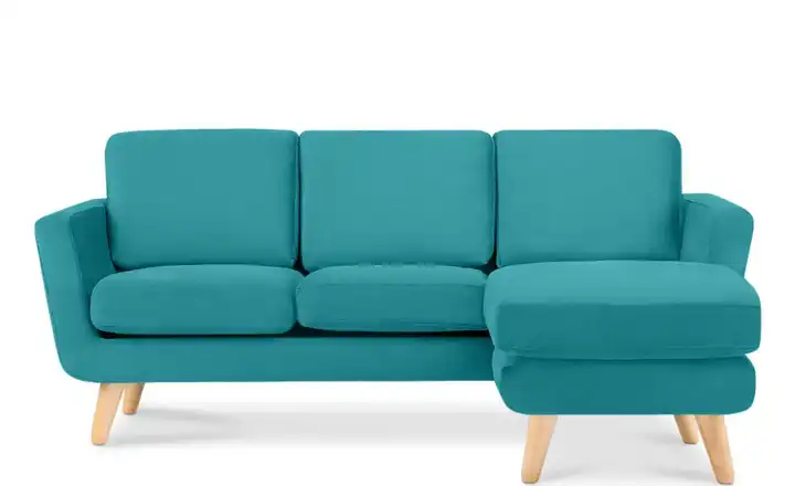 KONSIMO Ecksofa Tagio Türkis rechts