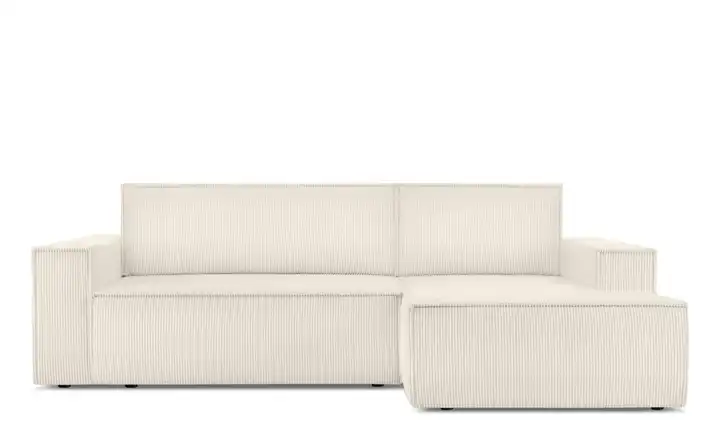 KONSIMO Ecksofa Napi Ecru rechts