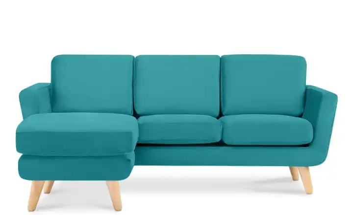 KONSIMO Ecksofa Tagio Türkis links