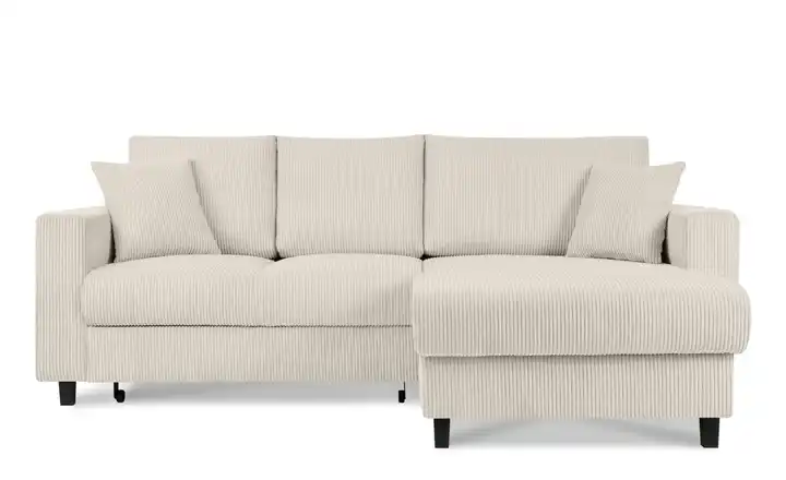 KONSIMO Ecksofa Egret Creme rechts