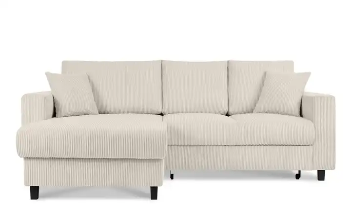 KONSIMO Ecksofa Egret Creme links
