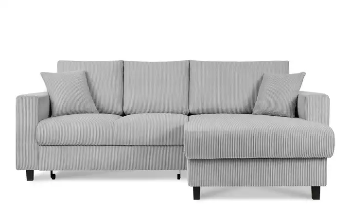 KONSIMO Ecksofa Egret Hellgrau rechts