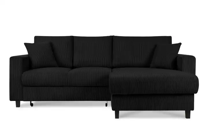 KONSIMO Ecksofa Egret Schwarz rechts