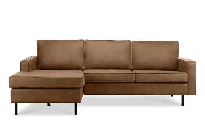 KONSIMO Ecksofa Invia Braun links