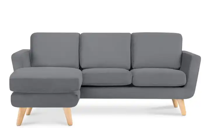 KONSIMO Ecksofa Tagio Grau links