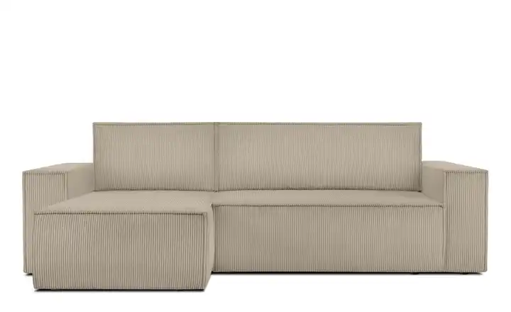 KONSIMO Ecksofa Napi Breite Armlehnen 262 cm Beige