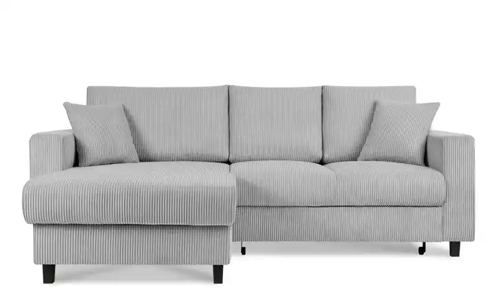 KONSIMO Ecksofa Egret Hellgrau links