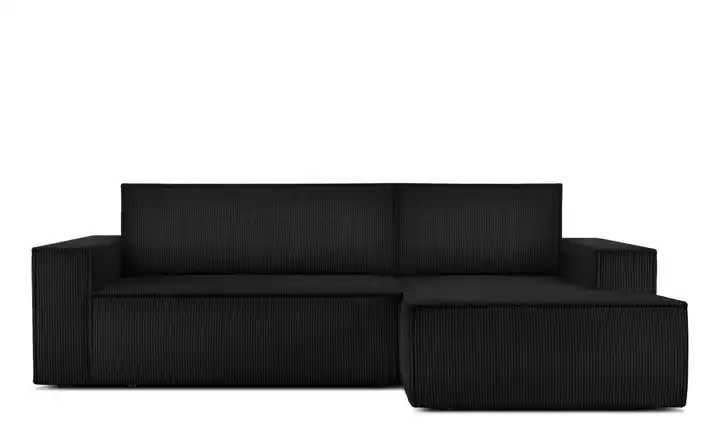 KONSIMO Ecksofa Napi Schwarz rechts