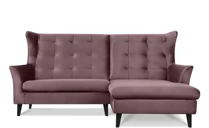 KONSIMO Ecksofa Salis Rosa rechts