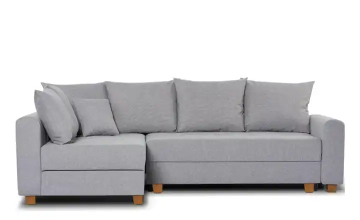 KONSIMO Ecksofa Revo Hellgrau