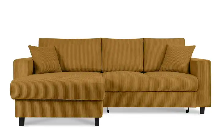 KONSIMO Ecksofa Egret Gelb links