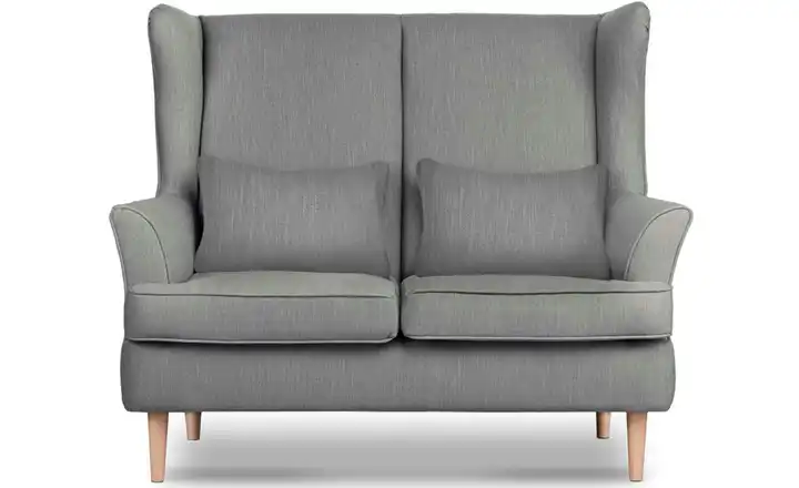 KONSIMO Einzelsofa Stralis Flachgewebe Grau
