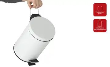 KHG Kosmetikeimer 3 l | white | Sconto Der Möbelmarkt khg mülleimer 6 liter