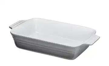 KHG Auflaufform 34 cm Grau, Weiß